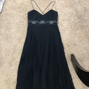 Betsey Johnson Black pleated Dress